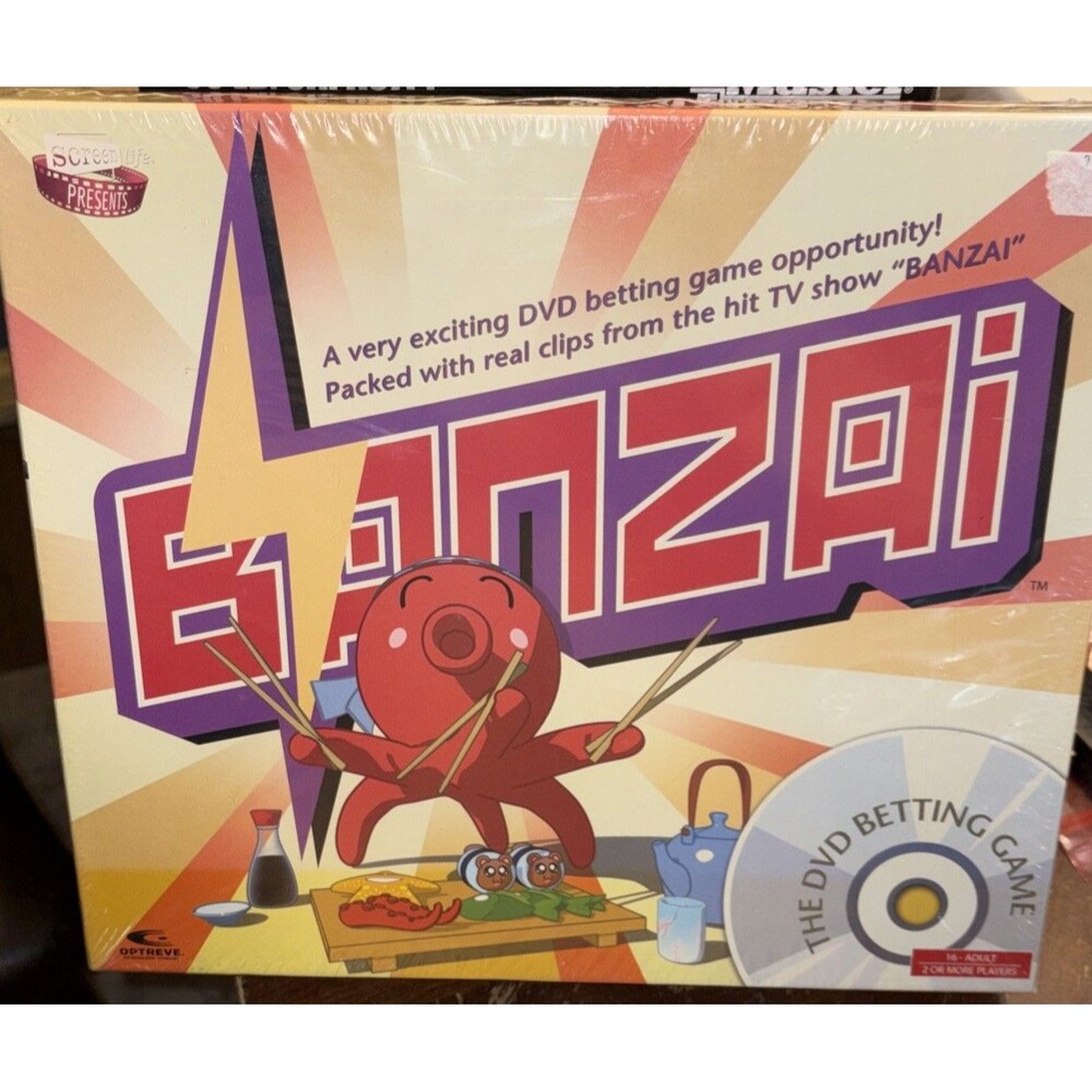 New, Unopened BANZAI The DVD Betting Game! Hit TV Show! (Screenlife 2006)